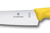 Couteau à découper manche jaune lame inox 19cm Victorinox 6.8006.19L8