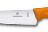 Couteau à découper manche orange lame inox 19cm Victorinox 6.8006.19L9