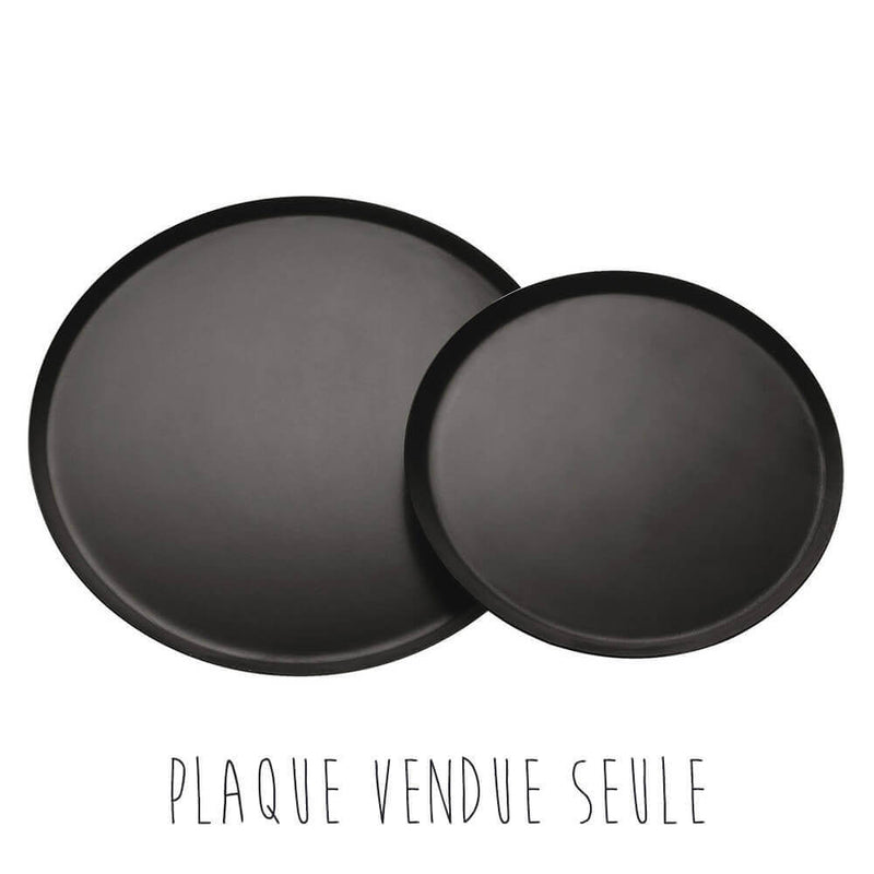 Tourtière ronde Matfer en tôle bleuie - épaisseur 1,5mm