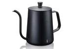 Bouilloire Gefu Cinero 500ml noire à bec col de cygne