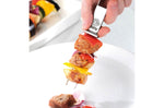 Set de 2 piques à brochettes doubles Gefu Twinco en acier inoxydable