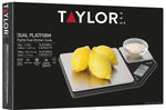 Balance de cuisine double plateau Taylor Digital Dual - 5kg et 500g