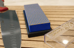 Pierre à aiguiser diamant DMT Diamond Whetstone bleu à grain grossier 325 + boitier