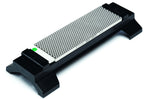 Pierre à aiguiser diamant DMT Duo Sharp Hardcoat à grain 600/1200 + socle antidérapant