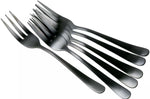 Coffret de 6 fourchettes dessert Amefa Austin inox revêtement coloré - Gris graphite