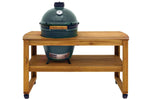 Pack Big Green Egg Large barbecue + table eucalyptus + convEGGtor + berceau de table + 4 roulettes