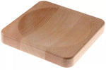 Planche à découper pour hachoir Triangle en bois de hêtre 20x20x4cm