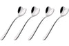 Set de 4 cuillères à café cœur Alessi 10cm acier inox 18/10 design par Miriam Mirri
