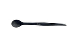 Pince à dresser avec cuillère intégrée Triangle inox 17cm - Noir