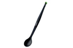Pince à dresser avec cuillère intégrée Triangle inox 17cm - Noir