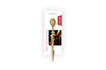 Pince à dresser avec cuillère intégrée Triangle inox 17cm - Doré