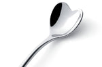 Set de 4 cuillères à café cœur Alessi 10cm acier inox 18/10 design par Miriam Mirri