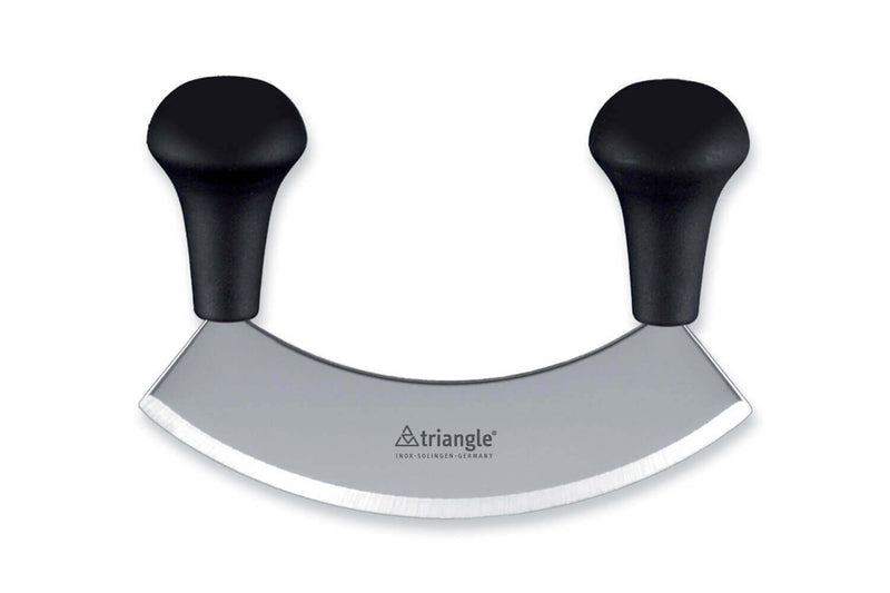 Hachoir berçoir Triangle lame simple inox - 14 cm