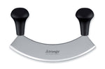 Hachoir berçoir Triangle lame simple inox - 18 cm