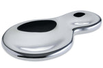 Repose-cuillère Alessi T-1000 tout inox 18/10 design par Valerio Sommella