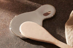 Repose-cuillère Alessi T-1000 tout inox 18/10 design par Valerio Sommella