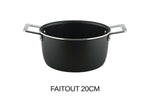 Batterie de cuisine Alessi Pots&Pans 6 pièces design par Jasper Morrison