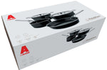 Batterie de cuisine Alessi Pots&Pans 6 pièces design par Jasper Morrison