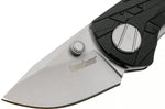 Couteau pliant Kershaw Aftereffect KS.1180 manche en nylon/fibre de verre noir motif angulaire 7,6cm