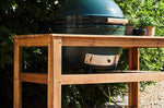 Pack Big Green Egg XLarge barbecue + table eucalyptus + convEGGtor + berceau de table + 4 roulettes
