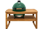 Pack Big Green Egg XLarge barbecue + table eucalyptus + convEGGtor + berceau de table + 4 roulettes