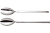 Couverts à salade Alessi Dry inox 18/10 manches satinés 30cm design par Achille Castiglioni