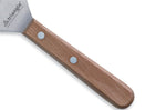 Spatule ajourée coudée large Triangle manche en bois de cerisier