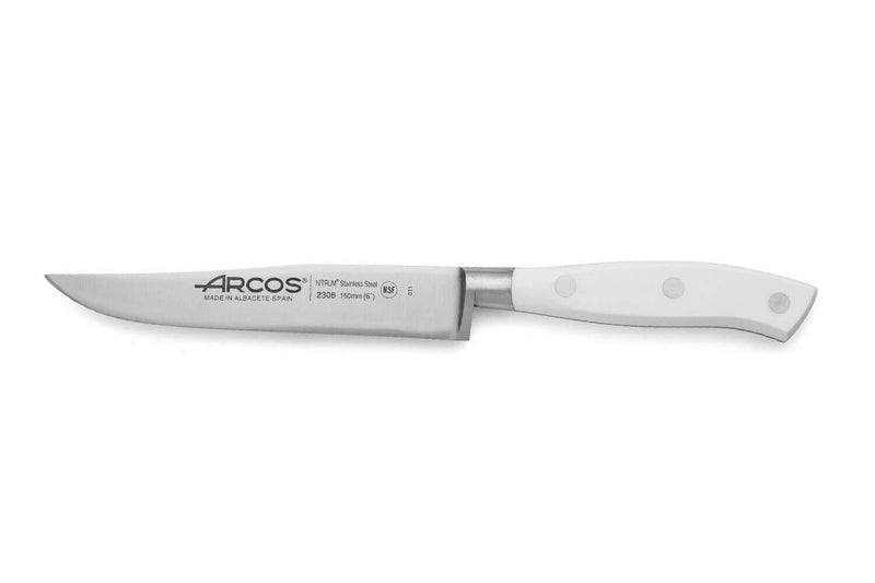 Couteau à découper forgé Riviera White Arcos lame 15cm