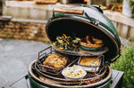 Pack Big Green Egg XLarge barbecue + convEGGtor + table modulaire + 4 roulettes