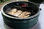 Pack Big Green Egg XLarge barbecue + convEGGtor + table modulaire + 4 roulettes