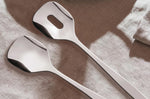 Couverts à salade Alessi Knifeforkspoon 25cm acier inox 18/10 design par Jasper Morrison
