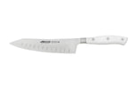 Couteau rocking santoku forgé Riviera White Arcos lame alvéolée 18cm