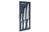 Coffret 3 couteaux Arcos Riviera White forgés : 1 Office + 2 Cuisines (15cm / 20cm)