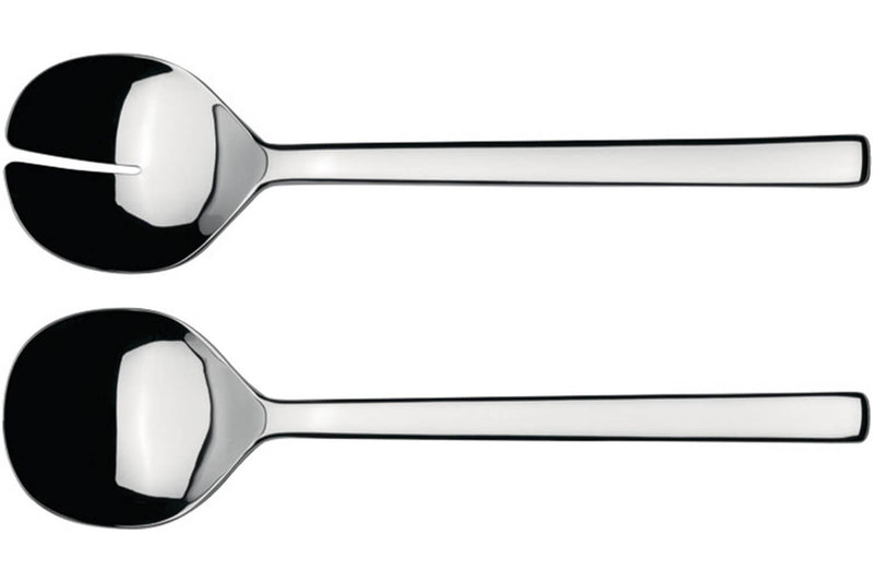 Couverts à salade Alessi Ovale 26cm acier inox 18/10 design par Ronan et Erwan Bouroullec