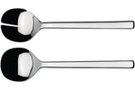 Couverts à salade Alessi Ovale 26cm acier inox 18/10 design par Ronan et Erwan Bouroullec