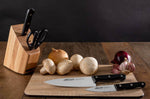 Bloc en bois de 3 couteaux de cuisine + ciseaux Arcos Universal