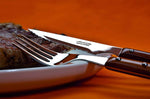 Couteau à steak Arcos Gregorio manche bois lame crantée 11cm