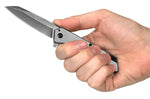Couteau pliant Kershaw Misdirect KS.1365 manche en acier inoxydable gris 10,1cm