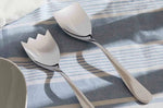 Couverts à salade Alessi Nuovo Milano 26cm inox 18/10 design par Ettore Sottsass