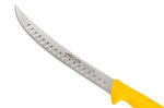 Couteau de boucher courbé Arcos 2900 lame alvéolée 25cm - Jaune