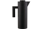 Carafe isotherme Alessi Plissé 1L double paroi design par Michele De Lucchi - Noir