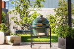 Pack Big Green Egg 2XL barbecue + convEGGtor + table modulaire + 4 roulettes