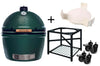 Pack Big Green Egg 2XL barbecue + convEGGtor + table modulaire + 4 roulettes