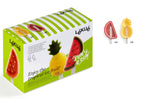 Set de 4 moules à glace Lékué en silicone - Formes pastèque et ananas