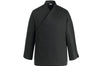 Veste de cuisine unisexe Egochef Sushi noire kimono polyester et coton à manches longues