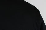 Veste de cuisine unisexe Egochef Ottavio Air Plus noire 100% microfibre à manches longues