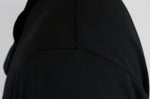 Veste de cuisine unisexe Egochef Pizzaiolo noire 100% Air Plus à manches courtes