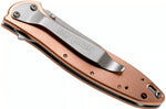 Couteau pliant Kershaw Leek Copper KS.1660CU manche en cuivre 10,3cm