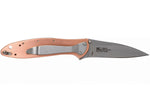 Couteau pliant Kershaw Leek Copper KS.1660CU manche en cuivre 10,3cm