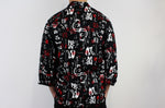 Veste de cuisine unisexe Egochef Sushi caractères japonais kimono 100% coton à manches longues